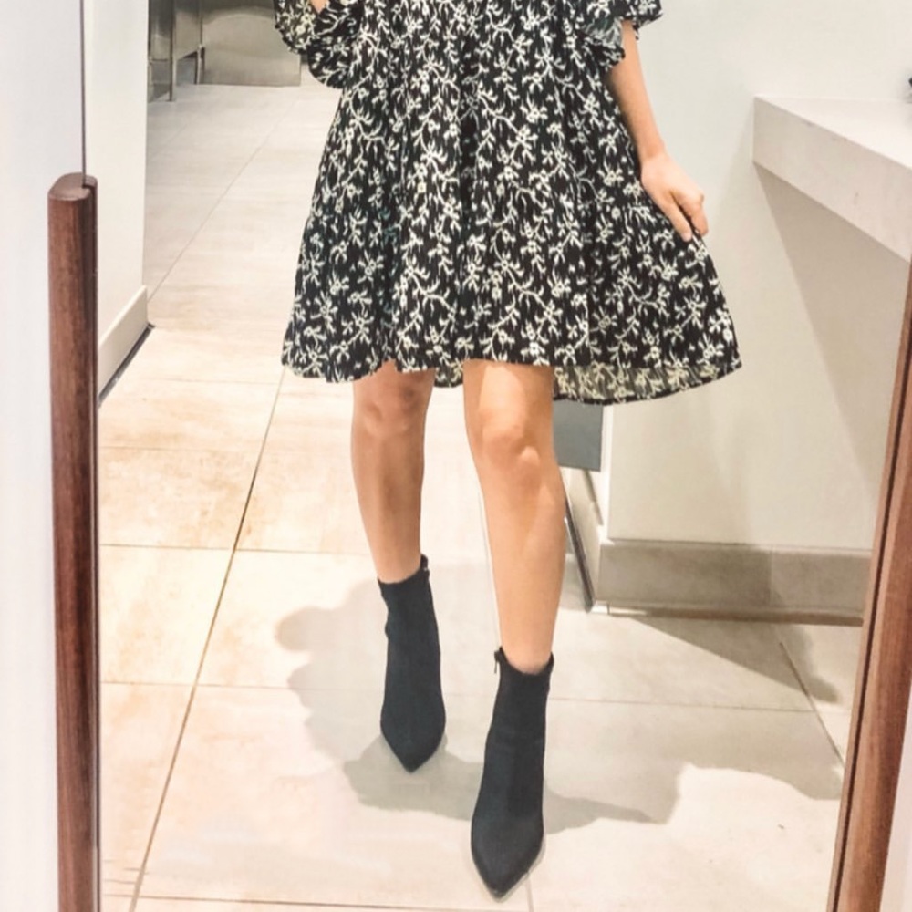 Black sock boots